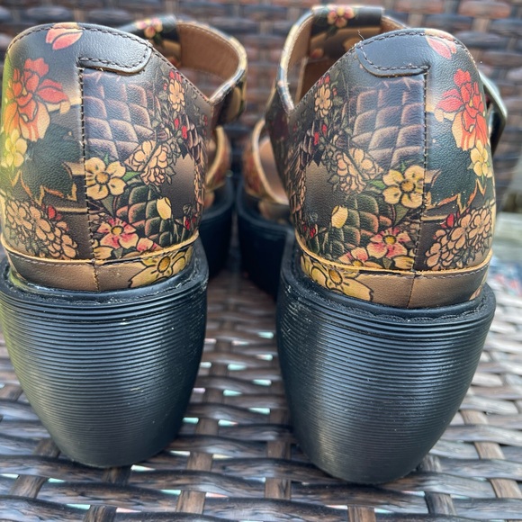Dr Martens Adaya floral tattoo platform sandals size 42/10 - Picture 4 of 16